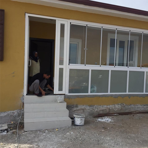 Kırşehir Köy Konakları Cam Balkon Kapatma Uygulaması